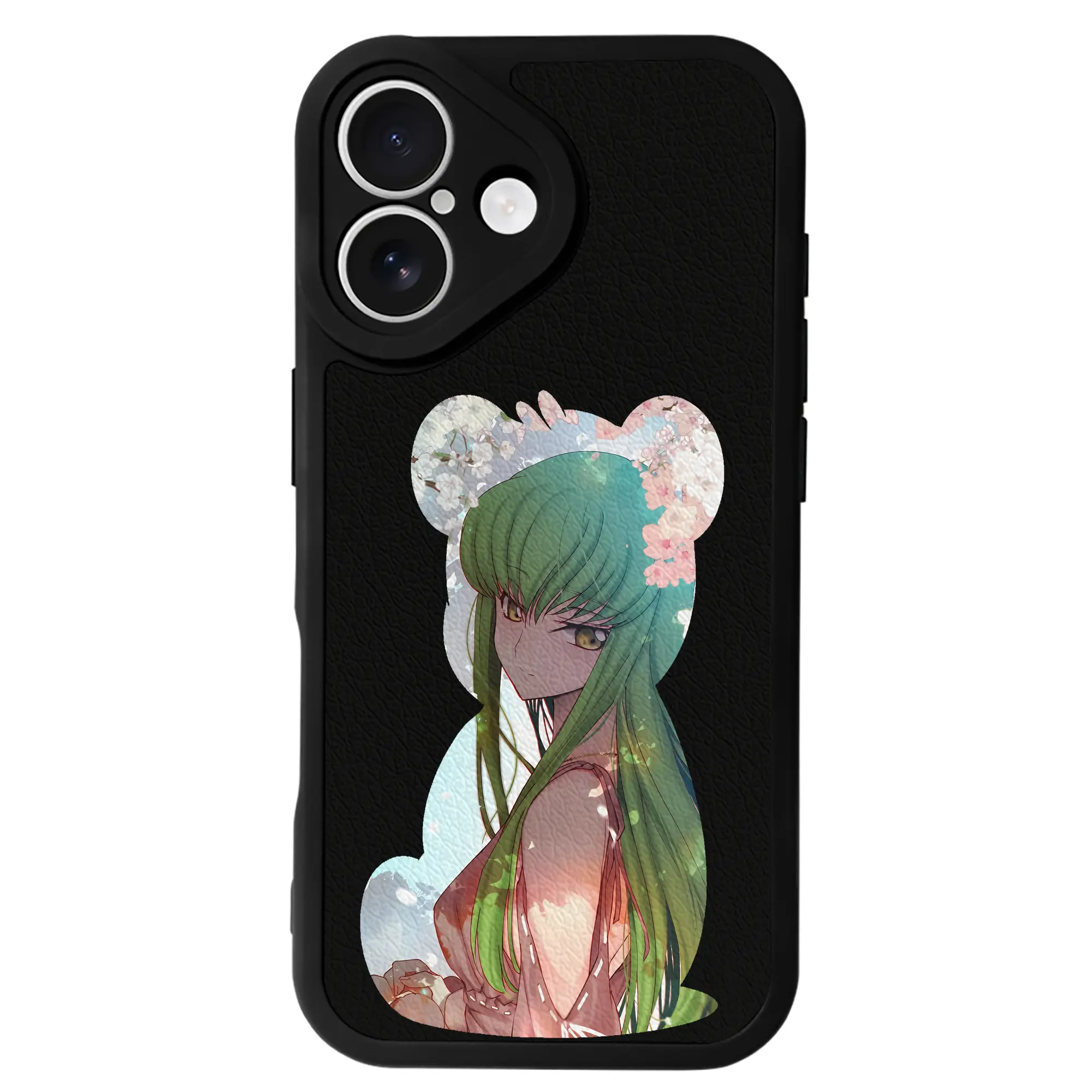 コードギアス 反逆のルルーシュ グッズ シーツー - IPhone 16シリーズ対応 ・ シリコンスマホケース ・ レザー調 ・ 高精度フィット ・ 耐衝撃 ・ ワイヤレス充電対応 ・ 精密カット